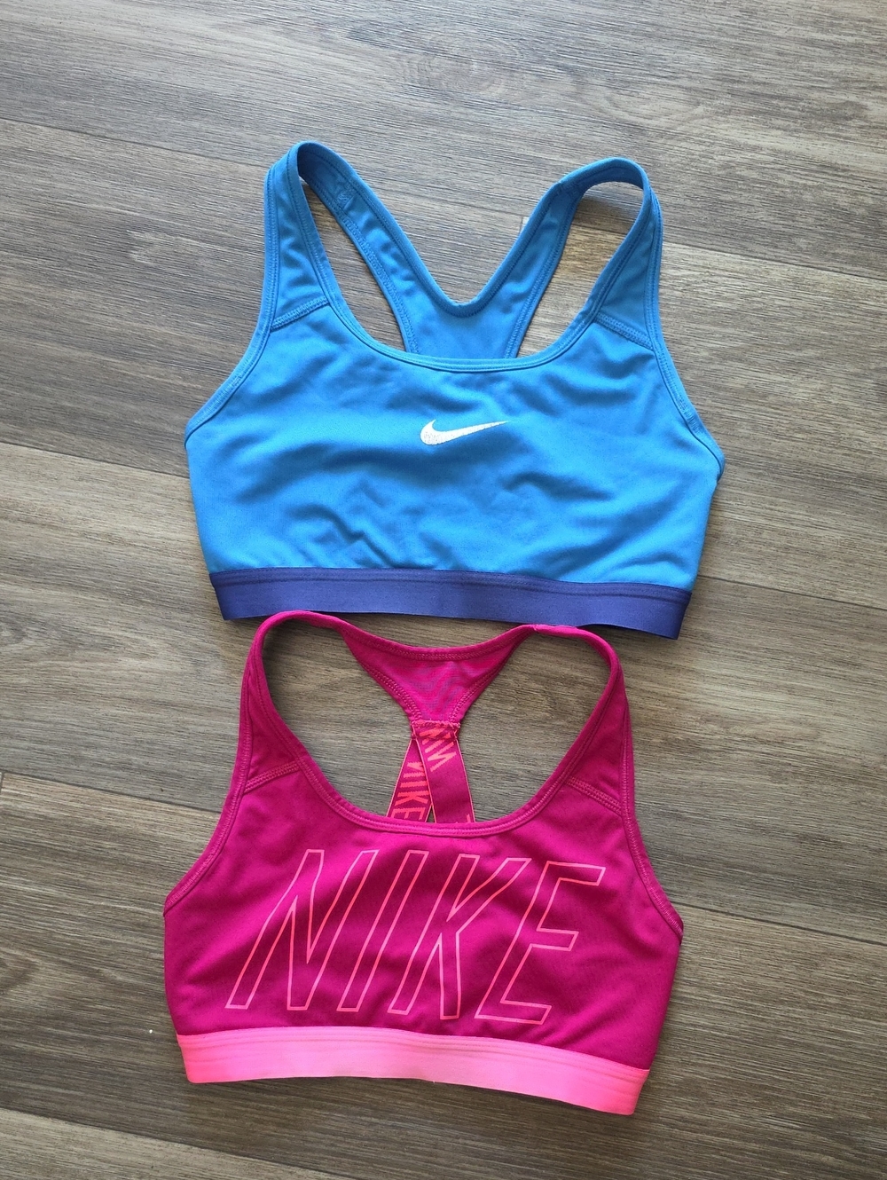 Bundle Nike Blue & Pink Racerback Sports Bras Duo
